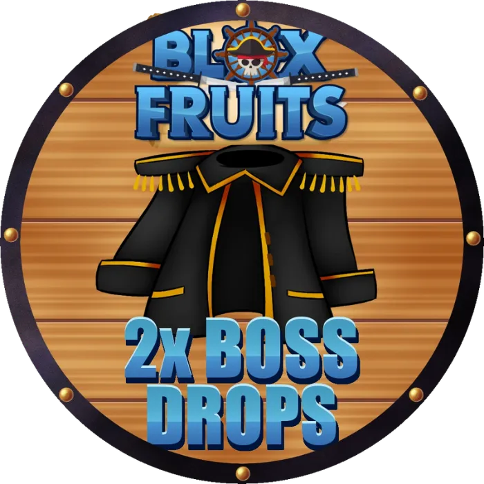 Icon for the 2x Boss Drops Gamepass in Blox Fruits