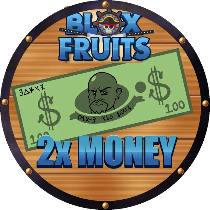 Icon for the 2x Money Gamepass in Blox Fruits